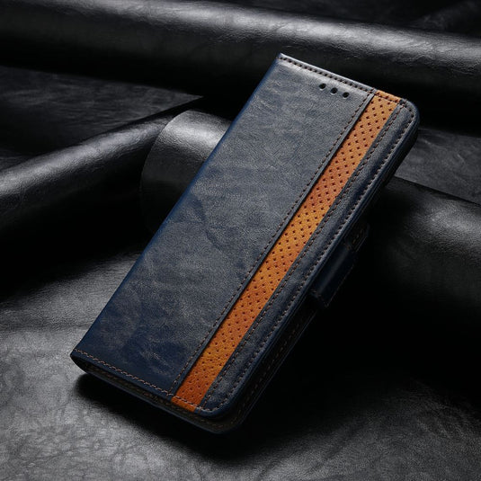 [With Card Slot] Samsung Galaxy S21/Plus/Ultra/FE - Drop Proof PU Leather Wallet Series Stand Case