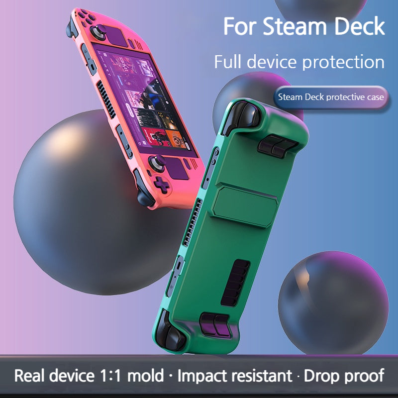 Load image into Gallery viewer, [Built-in Stand] Steam Deck / OLED - PC Skin-Friendly Full-Coverage Shockproof Case - i-Station Mobile Phone &amp; Electronic Device Repair and Accessories
