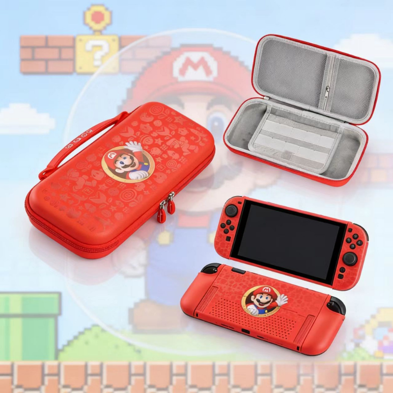 Load image into Gallery viewer, Nintendo Switch/Oled - Mario Gaming Hard Protective Storage Case &amp; Controller Grip
