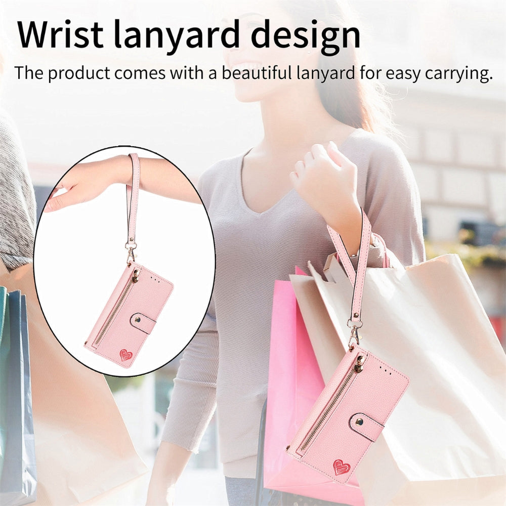 [With Card Slot] OPPO Reno10/Pro - PU leather Crossbody Wallet Style Shockproof Phone Case - i-Station Mobile Phone & Electronic Device Repair and Accessories