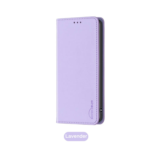 [With Card Slot][Adjustable Stand] Google Pixel 9/Pro/Pro XL - Pure Color Drop Proof PU Leather Flip Wallet Series Case