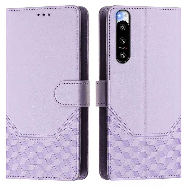 Load image into Gallery viewer, Sony Xperia 5 VI - Women Embossed Flip PU Leather Wallet Series Case With a lanyard
