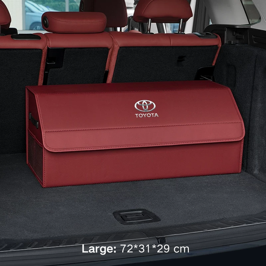 Toyota Microfiber Leather Car Trunk Storage Box for Highlander, Camry, Avalon, RAV4, Venza, Corolla, Prado, Land Cruiser