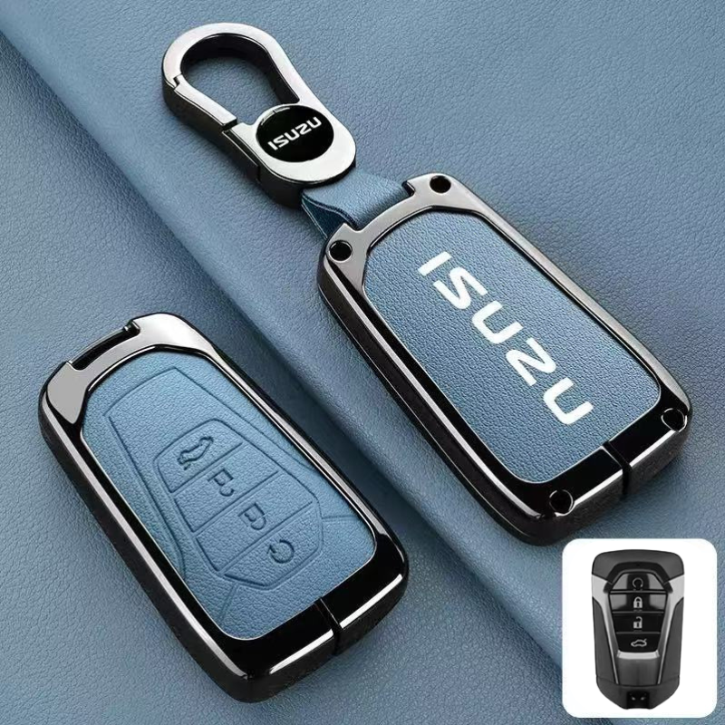 Load image into Gallery viewer, Isuzu Aluminum Alloy Shockproof Car Key Case Cover for D-Max, MU-X, Lingtuo, Ruimai
