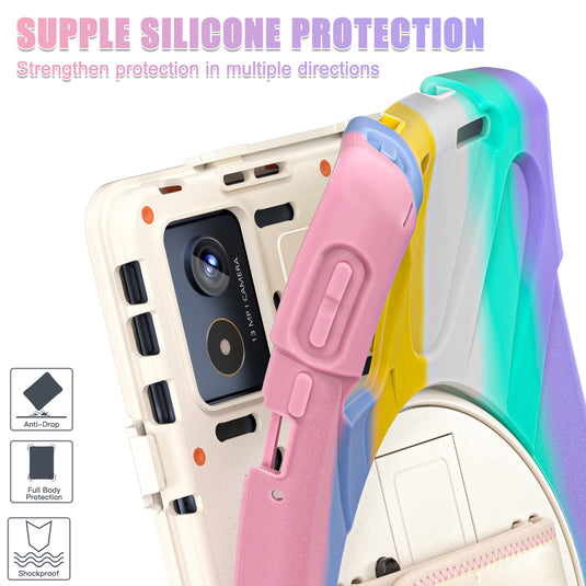 [Built-in Stand] Lenovo Tab K11 Plus 11.45" 2024 (TB352FU/XU) - Kid Shockproof Heavy Duty Series Case With Shoulder Strap