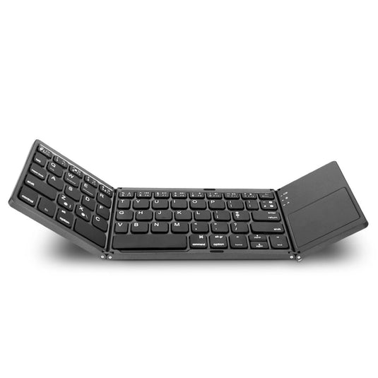 Ultra - Thin Portable Touchpad Wireless Bluetooth Tri - Fold Mini Keyboard (Compatible with Mobile Phones, Tablets, and Laptops)