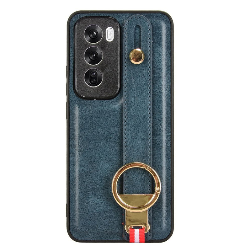 Load image into Gallery viewer, OPPO Reno 12 Pro 5G (CPH2629) - Business PU Leather Drop Proof Stand Series Case With Wrist Strap
