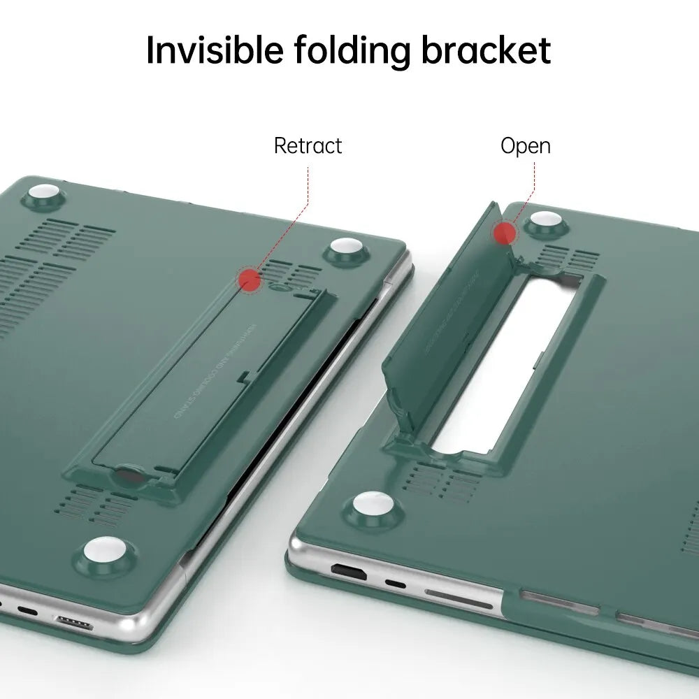 MacBook Pro 16" A2141 - Matte Transparent Invisible Stand Protective Case - i-Station Mobile Phone & Electronic Device Repair and Accessories