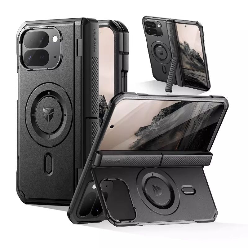 Load image into Gallery viewer, [With Camera Cover][Built-in Stand] Google Pixel 10 Pro Fold - Dexnor Military Grade Heavy-Duty Shockproof Rugged Case - i-Station Mobile Phone &amp; Electronic Device Repair and Accessories
