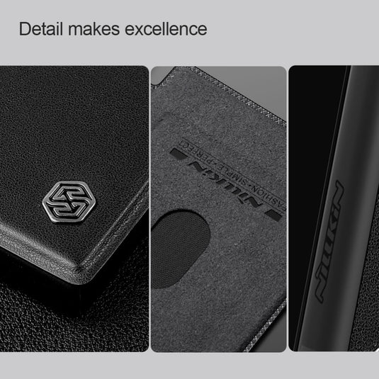 Samsung Galaxy S24/Plus/Ultra - NILLKIN Qin Pro Series Flip Camera Cover Design Leather Phone Case