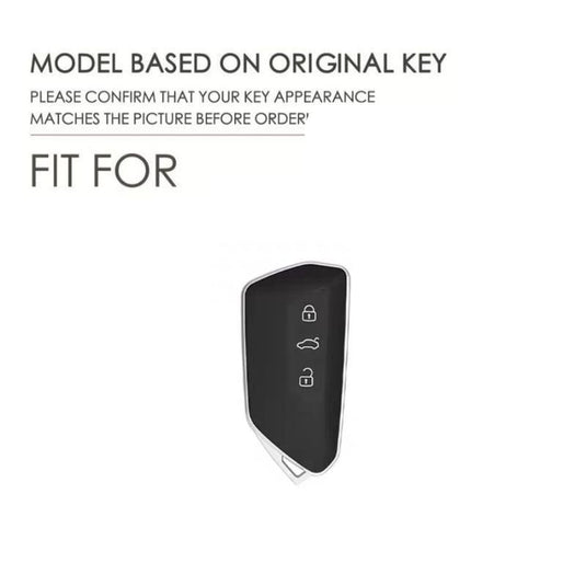 Volkswagen Handcrafted Genuine Leather Car Key Fob Case Cover Forc,  ID.3, ID.4, Skoda Octavia, SEAT Leon MK4, Cupra Formentor