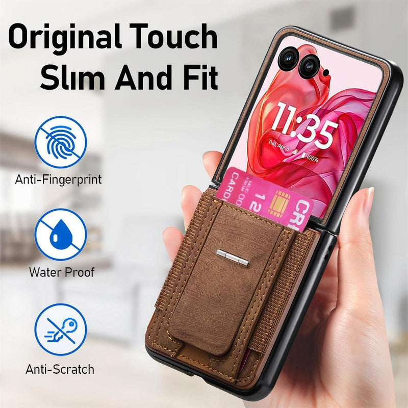 Load image into Gallery viewer, [With Stand] Motorola Moto Razr 60/Ultra Anti-drop Protective Flip Case
