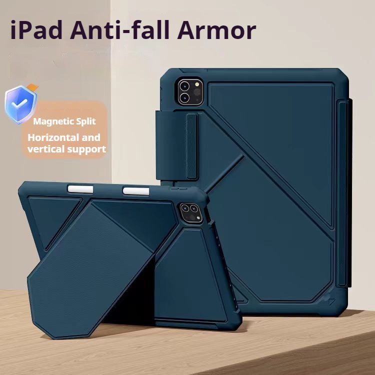 Load image into Gallery viewer, [Built-in Stand][Magsafe Compatible] Apple iPad Air 11-inch M3 (2025) Detachable Shockproof Armor Case With Pen Slot
