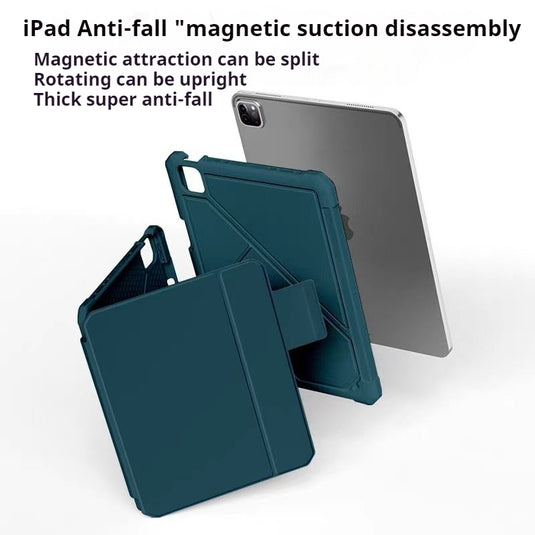 [Built-in Stand][Magsafe Compatible] Apple iPad Air 11-inch M2 (2024) Detachable Shockproof Armor Case With Pen Slot