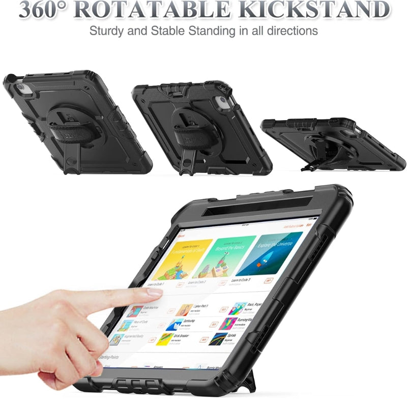 Load image into Gallery viewer, [Built-in 360° Rotating Hand Strap &amp; Stand] Apple Ipad Mini 7.9&quot; 5th/4th Gen (2019/2015) Shockproof with Screen Protector Pencil Holder Heavy Duty Series Case
