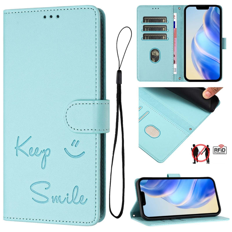 Load image into Gallery viewer, [With Card Slot] OPPO Reno 12 5G (CPH2625) - Fashion Smile PU Leather Wallet Series Stand Case With Lanyard
