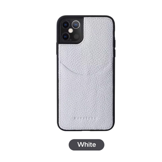 [With Card Slot] Apple iPhone X/XR/XS/XS Max - Soft Shock Proof and Drop Resistant Genuine Leather Series Case