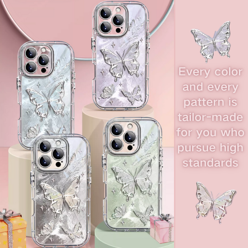 Load image into Gallery viewer, Apple iPhone 12/Pro/Pro Max Premium Butterfly Anti-drop BlingBling Series Case
