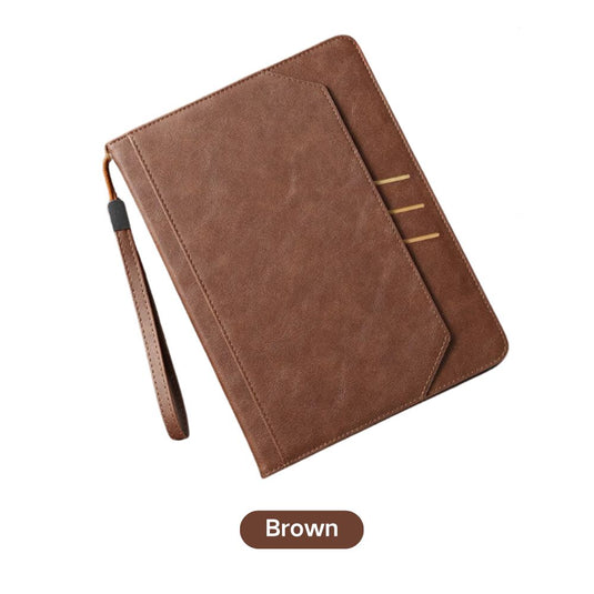 [With Pen Slot][With Card Slot] Apple iPad mini 5 7.9" (2019) - Business PU Leather Fold Stand Series Case With Wrist strap