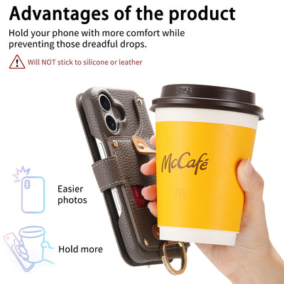 [With RFID Blocking Material] Samsung Galaxy S22 Plus/Ultra - PU Leather Zipper Flip Wallet Series Case - i-Station Mobile Phone & Electronic Device Repair and Accessories