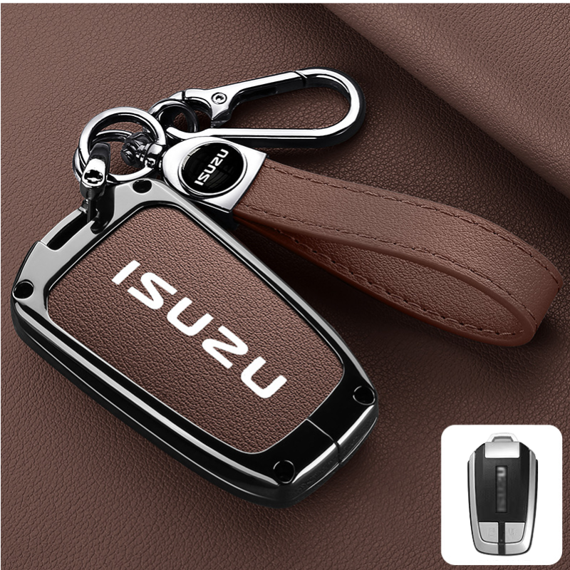 Load image into Gallery viewer, Isuzu Aluminum Alloy Shockproof Car Key Case Cover for D-Max, MU-X, Lingtuo, Ruimai
