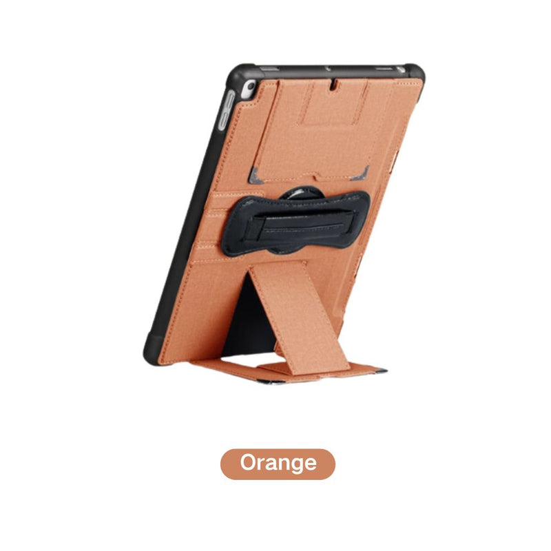 Load image into Gallery viewer, [With Pen Slot] Apple iPad 9.7&quot; (2017/2018) - Business PU Leather Stand Series Case With 360° Free Rotation in Hand
