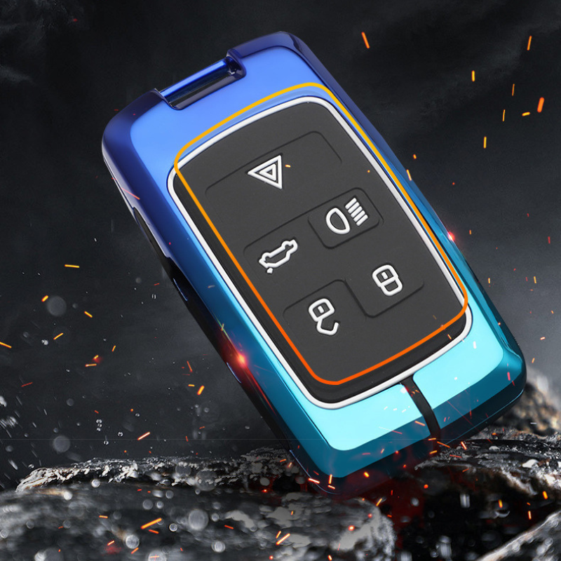 Load image into Gallery viewer, Jaguar Zinc Alloy + Silicone Smart Car Key Fob Case Cover For XEL, XJ, F-PACE, XFL, E-PACE, XE, XF, F-TYPE - i-Station Mobile Phone &amp; Electronic Device Repair and Accessories
