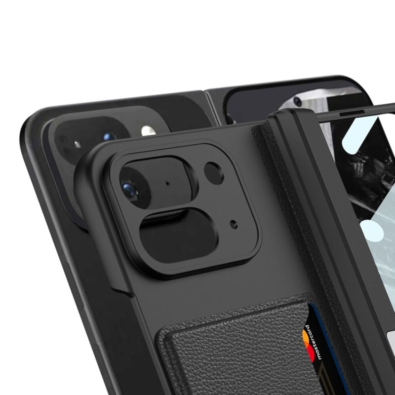 Load image into Gallery viewer, [With Card Slot] Google Pixel 9 Pro Fold - Integrated Shell &amp; Film With Hinged Design Stand Series Case
