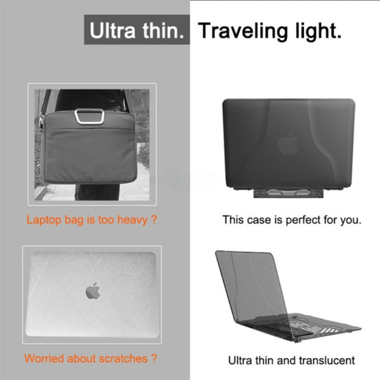 MacBook Air 15.4" (A1707 & A1990) - Multi-function Ultra-thin Translucent Heat Dissipation Protective Case