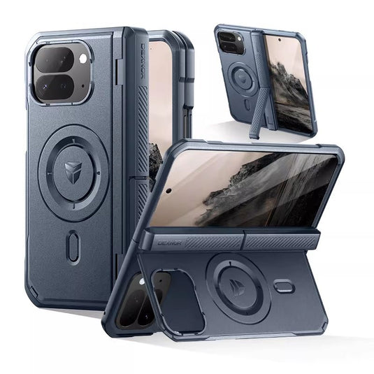 [With Camera Cover][Built-in Stand] Google Pixel 10 Pro Fold - Dexnor Military Grade Heavy-Duty Shockproof Rugged Case - i-Station Mobile Phone & Electronic Device Repair and Accessories