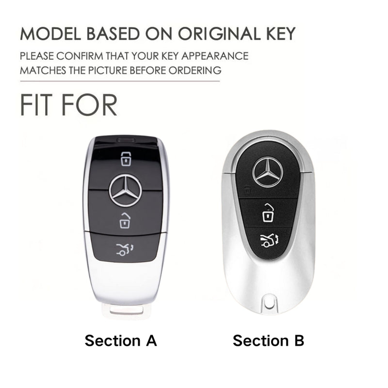 Load image into Gallery viewer, Mercedes Benz Stylish with Cool Shockproof Car Key Protective Case For Benz A, C, E, S, G-Class, GLA, GLB, GLC, GLE, GLS
