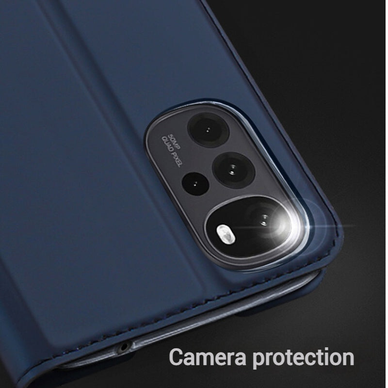 Load image into Gallery viewer, [Built-in Card Slot] Motorola Moto G85/S50 Neo Leather Flip Shockproof Essentials Series Case
