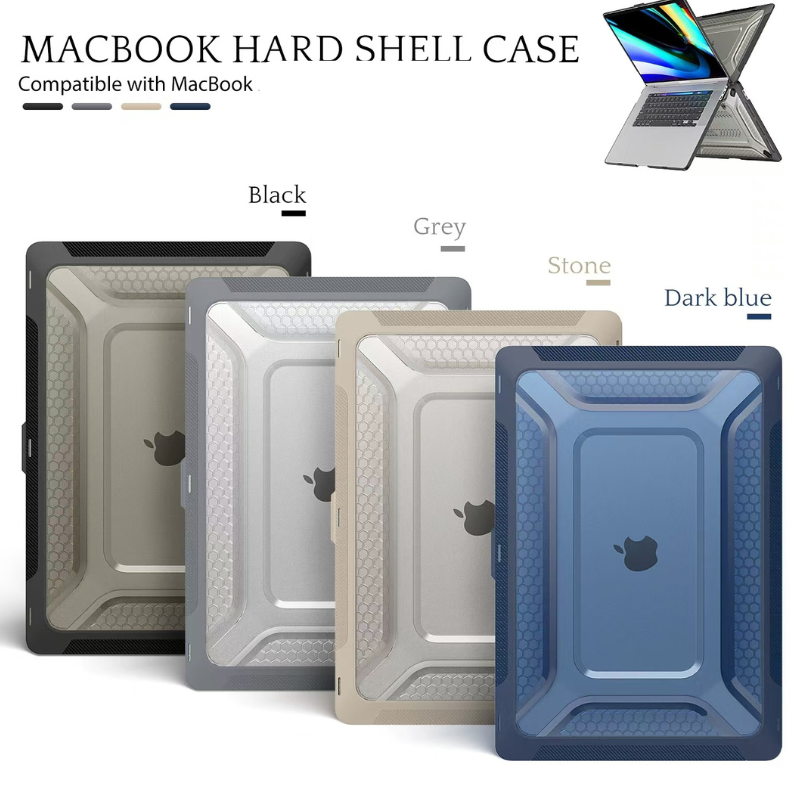 MacBook Air 15.3" 2023 A2941/A3114 Shockproof Heavy Duty Tough Case Cover - i-Station Mobile Phone & Electronic Device Repair and Accessories