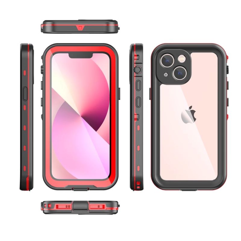 Load image into Gallery viewer, [Magsafe Compatible] [Dot Series] Apple iPhone 14 Redpepper IP68 Waterproof Heavy Duty Tough Armor Case
