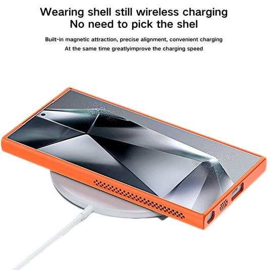 [Magsafe Compatible] Samsung Galaxy S23/Plus/Ultra/FE - Honeycomb Magnetic Cooling Protective Case