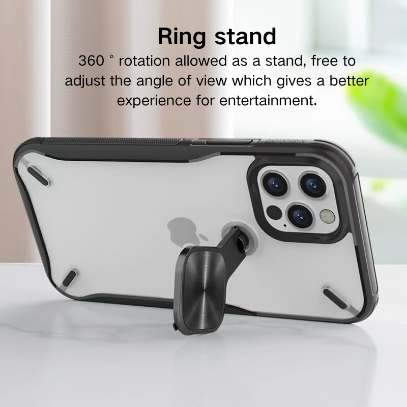 Load image into Gallery viewer, [Built-in Stand][Built-in Lens Cover] Apple iPhone 13/Pro/Pro Max Nillkin Full-cover Shockproof Stand Series Case
