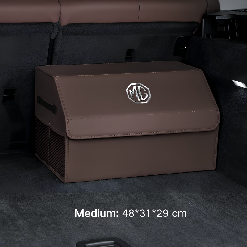 Load image into Gallery viewer, MG Microfiber Leather Car Trunk Storage Box for MG6, ZS, HS, MG3, MG4, MG5, MG7, ZS EV

