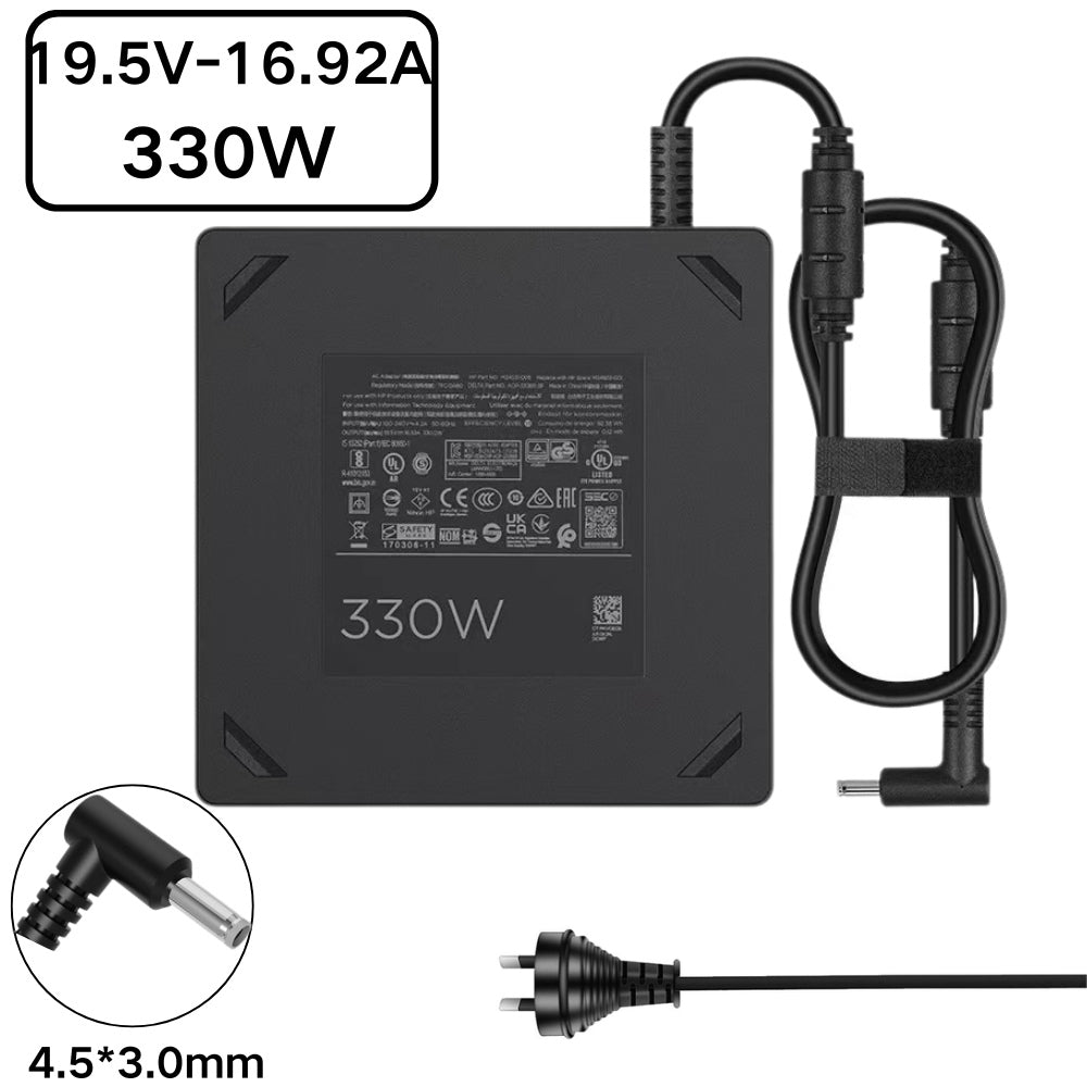 [19.5V-16.92A/330W][4.5x3.0] HP OMEN 17 Gaming Laptop AC Power Supply Adapter Charger - i-Station Mobile Phone & Electronic Device Repair and Accessories