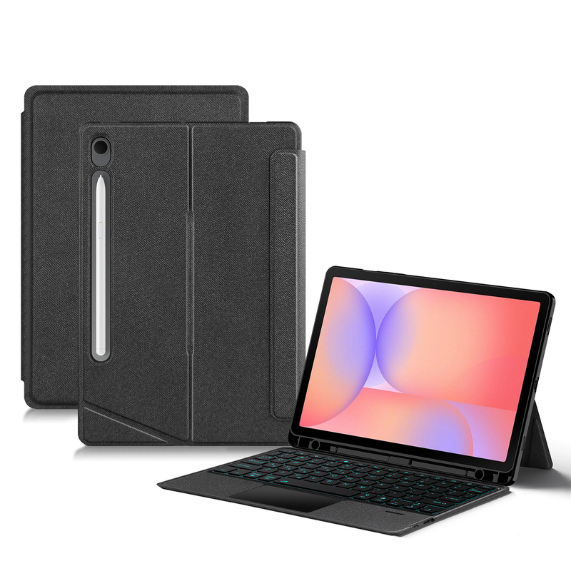 Load image into Gallery viewer, [Detachable] Samsung Galaxy Tab S11 11&quot; (2025) Smart Trackpad Blutooth Wireless Keyboard Case With RGB Backlit

