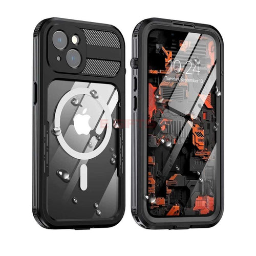 [Mars Series] Apple iPhone 14 / 14 Plus - Shellbox Full Covered Waterproof Heavy Duty Tough Armor Case