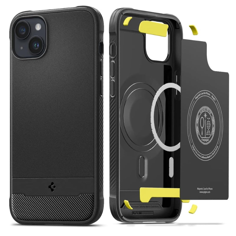 Load image into Gallery viewer, [Magsafe Compatible] Apple iPhone 13/Pro/Pro Max Rugged Armor MagFit shockproof Air Cushion TPU Bumper Technology Carbon Fiber Design Raised Edge Non-Slip Grip Cover Case
