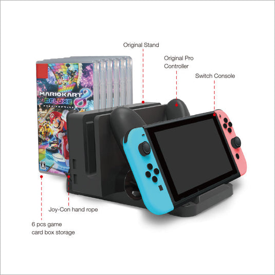 Nintendo Switch/Switch Lite/Switch OLED Game Console Charger Stand - Polar Tech Australia