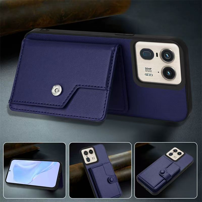 Load image into Gallery viewer, [Built-in Card Slot] Motorola Moto Edge 50/Neo Leather Shockproof Wallet Series Case
