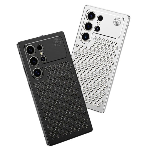 Samsung galaxy S25 Ultra 5G (SM-S938) - Fashion Aromatherapy Heat Dissipation Aluminum Alloy Metal Case