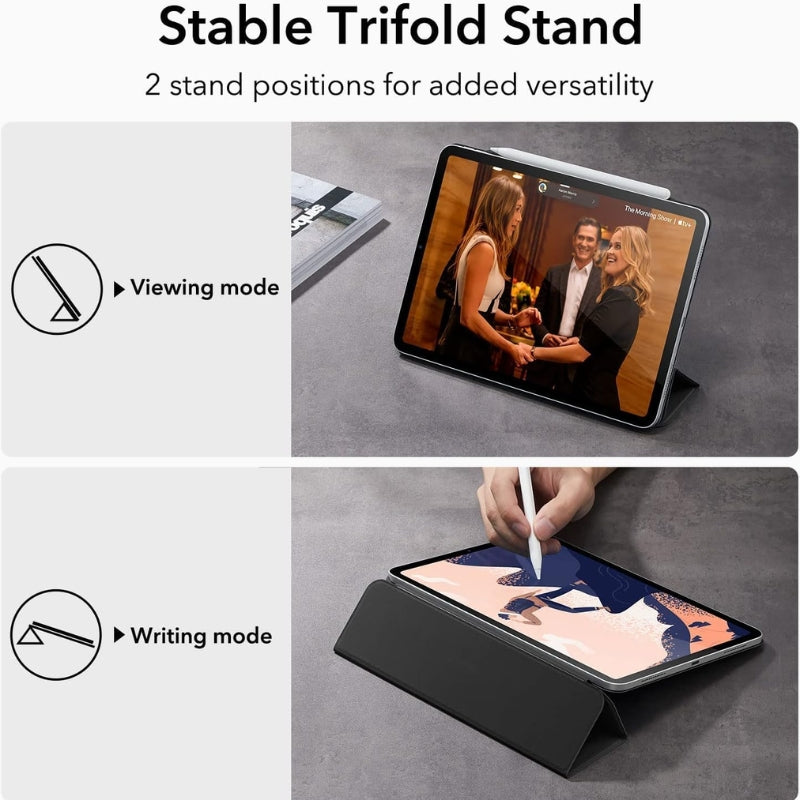 Load image into Gallery viewer, [Built-in &amp; Stand][Pencil Holder] Apple iPad Pro 11 Inch Cover (2022/2021/2020, 4th/3rd/2nd Gen) Powerful Magnetic Attachment Slim Trifold Stand Supports Pencil(USB-C) Durable Protection Case
