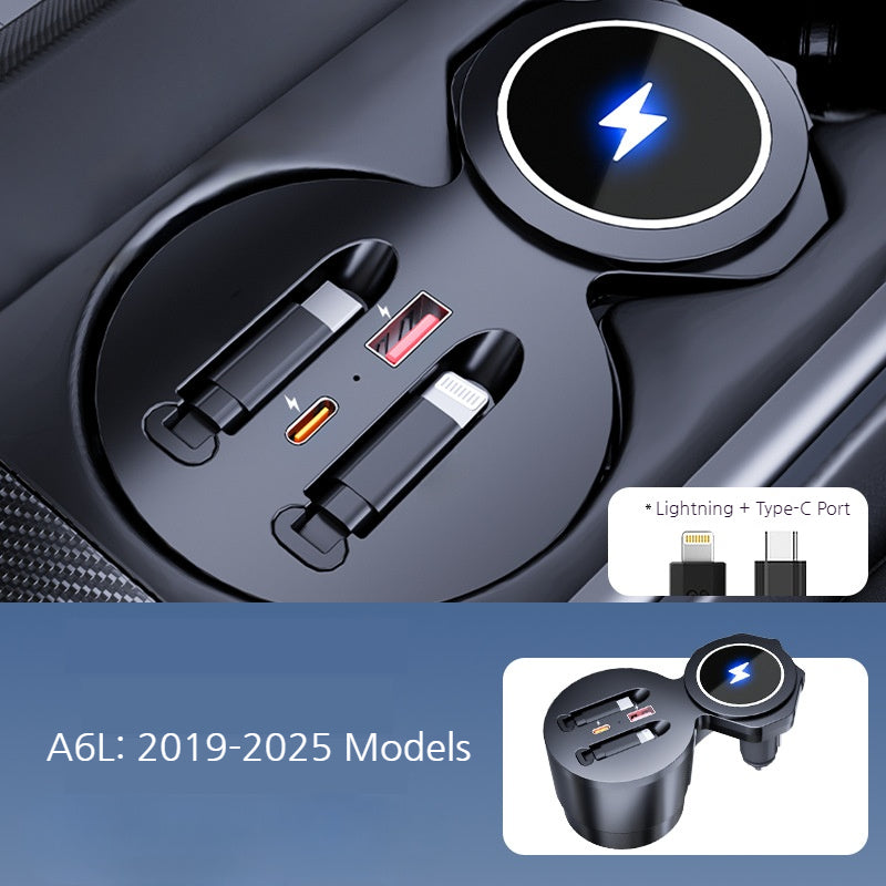 Load image into Gallery viewer, Audi A6L (2019–2025) Car Wireless Fast Charging Hub - i-Station Mobile Phone &amp; Electronic Device Repair and Accessories
