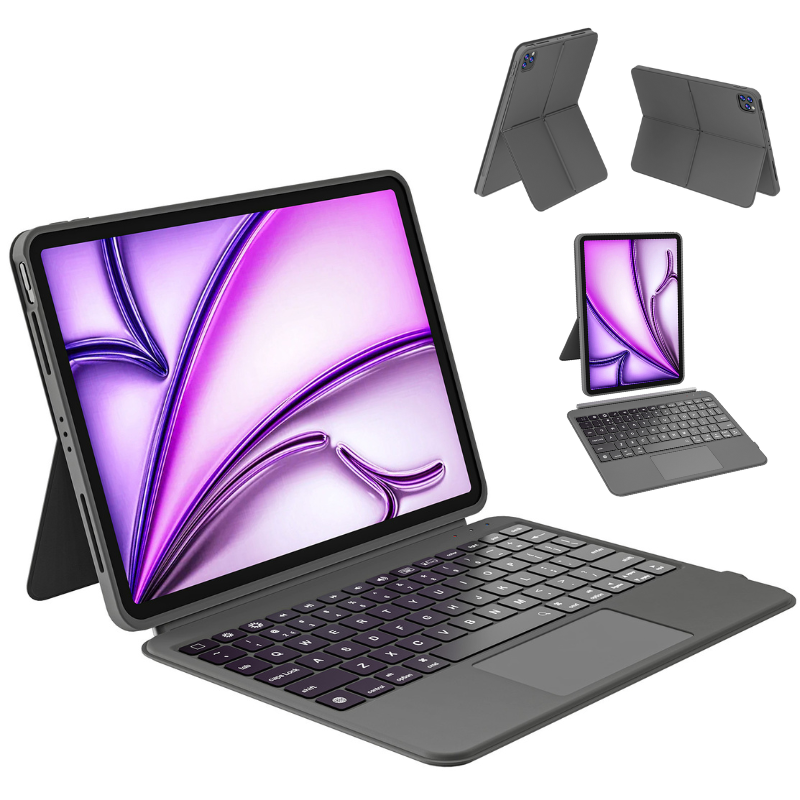 Load image into Gallery viewer, [Detachable] Apple iPad Pro 11-inch 1st/2nd/3rd/4th Gen (2018/2020/2021/2022) Two-way Split Bluetooth Keyboard Protective Case With Backlight
