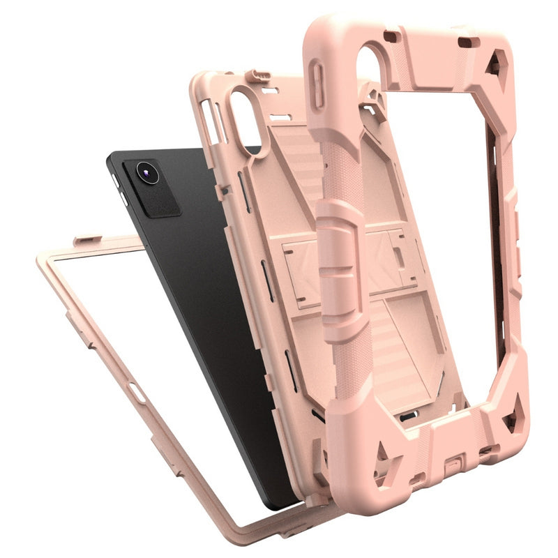 Load image into Gallery viewer, [Built-in Stand] Lenovo Tab M11 11.0&quot; 2024 (TB-330XU/330FU) - Kids&#39; Silicone Shockproof Heavy Duty Series Case With Shoulder Strap
