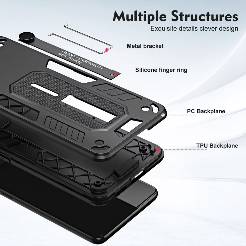 Load image into Gallery viewer, [Built-in Stand]  Motorola Moto G41 Full-Coverage Shockproof Anti-Slip Essentials Series Case
