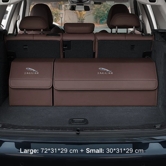Jaguar Microfiber Leather Car Trunk Storage Box for XEL, XJ, F-PACE, XFL, E-PACE, XE, XF, F-TYPE, I-PACE - i-Station Mobile Phone & Electronic Device Repair and Accessories